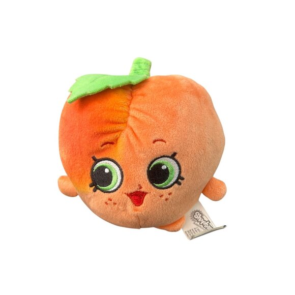 Shopkins Peach Soft Plush 5" Moose Enterprise 2013 Stuffed Fruit Figure Orange - Picture 1 of 7